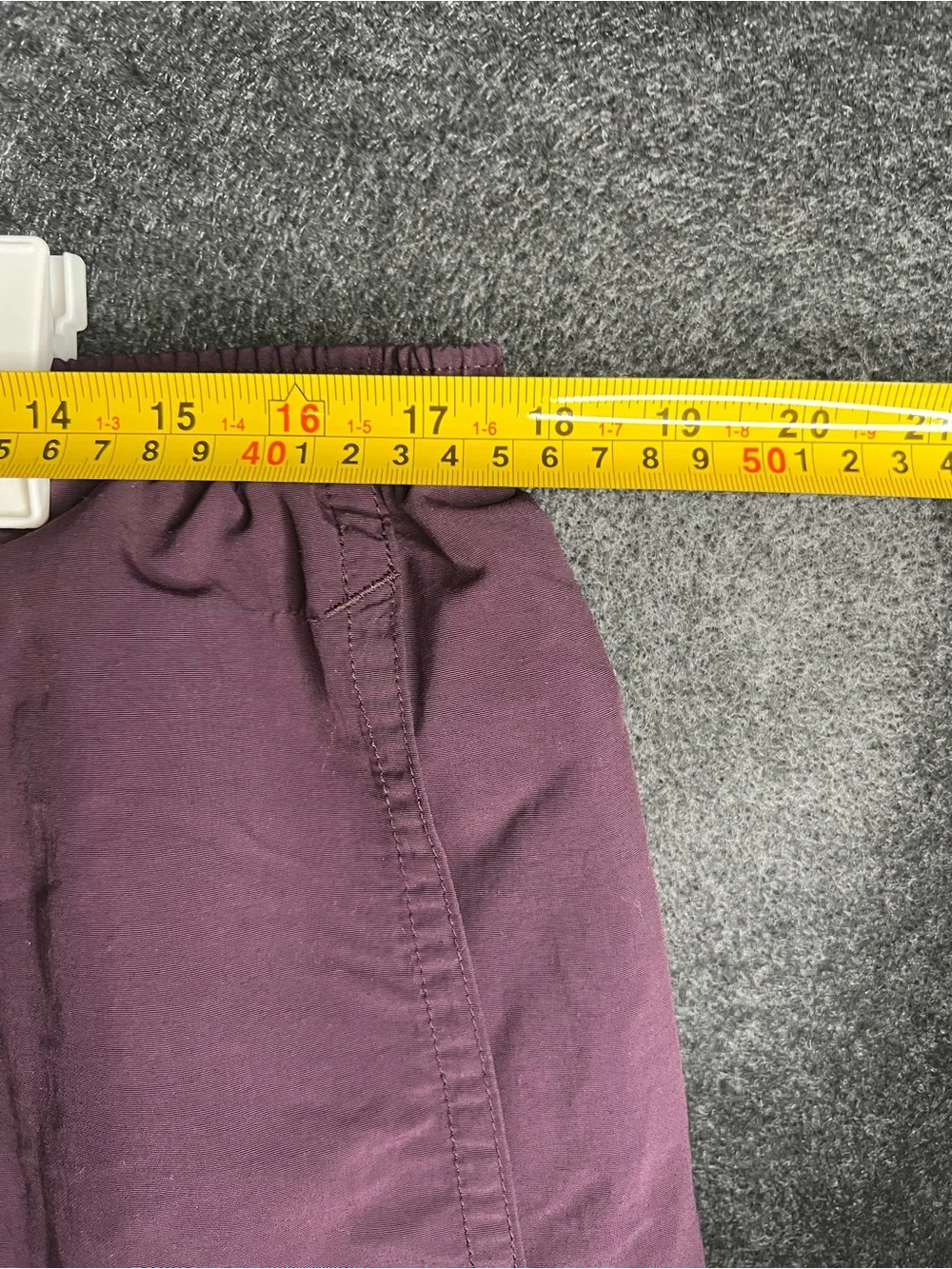Patagonia Shorts Mens XL Purple Plum Baggies Swim Trunk Mesh Lined Hiking Beach